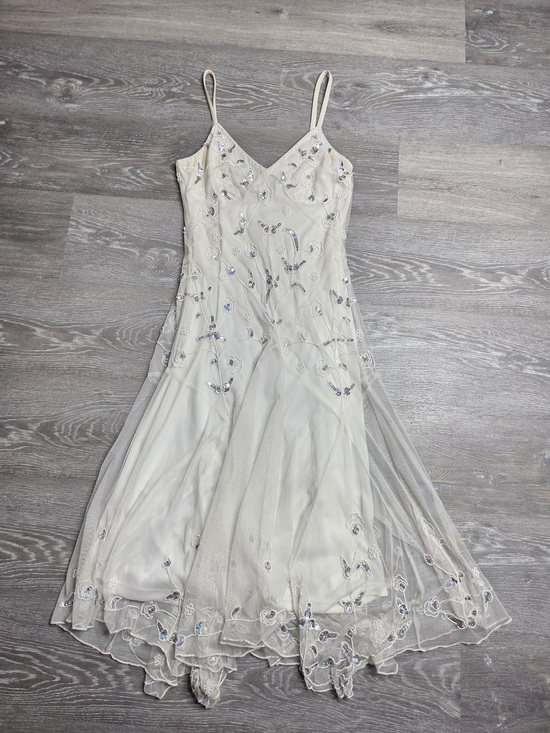 Together Dresses & Skirts - Together White Sequin Beaded Women's Evening Dress Size 6